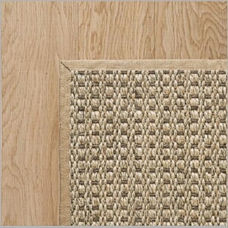 Autumn Slate Sisal With Hessian Style Border 1.7mts x 2.4mts